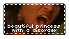 Beautiful princess with a disorder