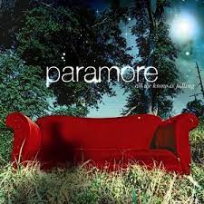 Album cover for Paramore's All We Know is Falling.