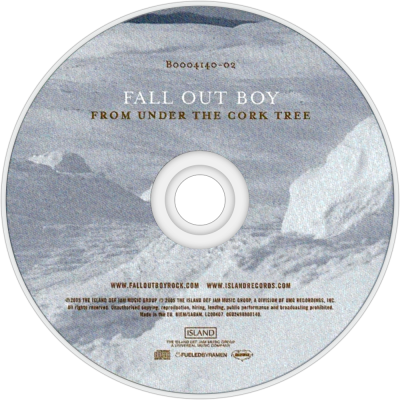 CD for Fall Out Boy's From Under the Cork Tree