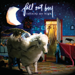 Album cover for Fall Out Boy's Infinity on High.