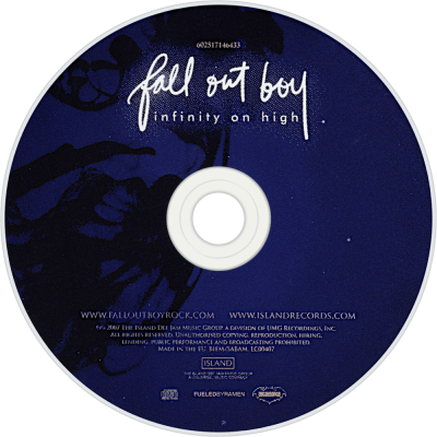 CD for Fall Out Boy's Infinity on High