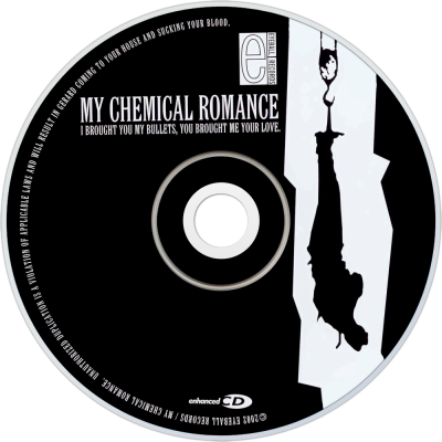 CD of My Chemical Romance's I Brought You My Bullets, You Brought Me Your Love.