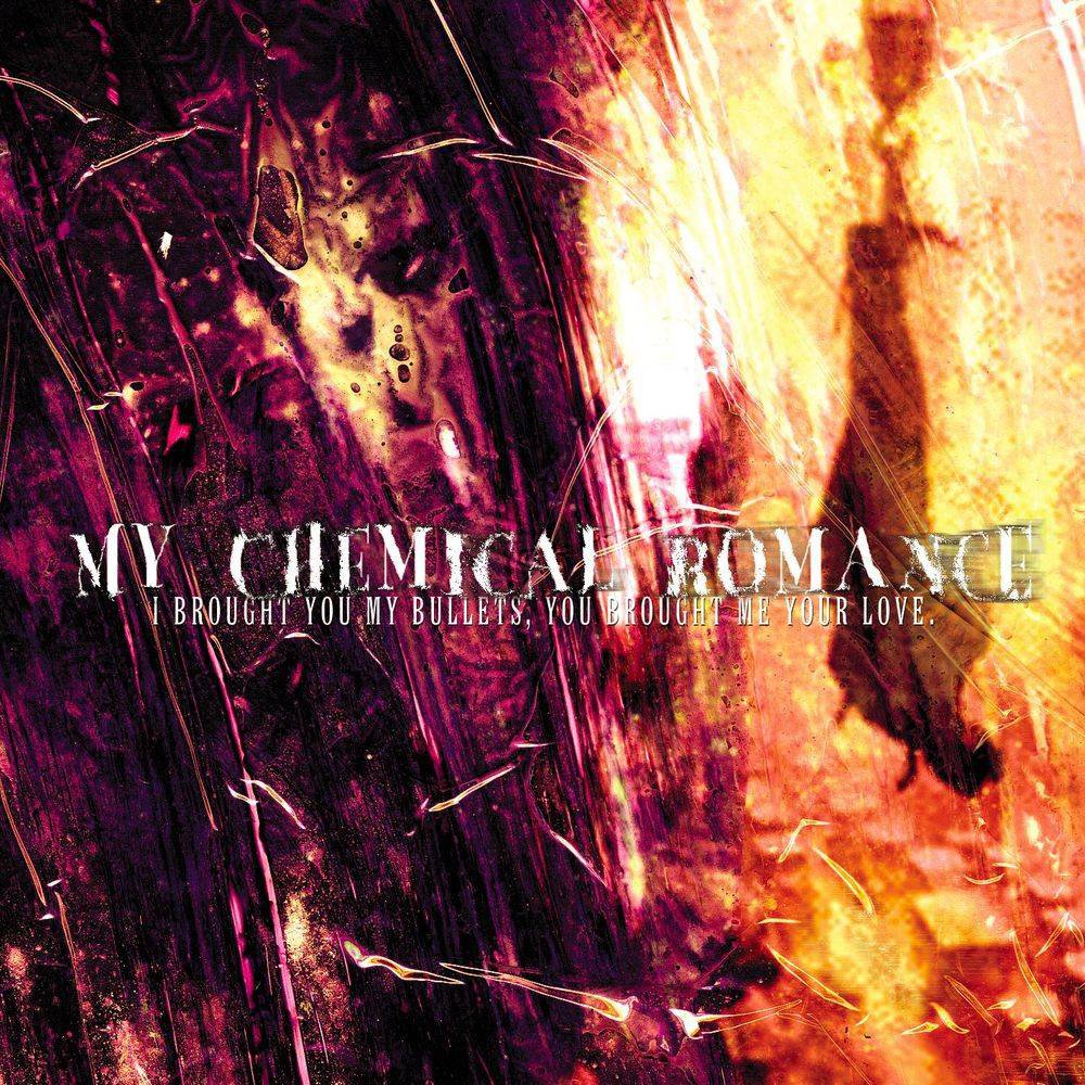 Album cover for My Chemical Romance's I Brought You My Bullets, You Brought Me Your Love.