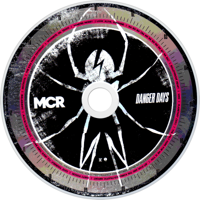 CD of My Chemical Romance's Danger Days.